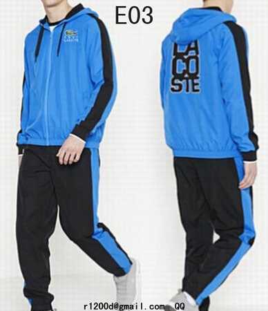 survêtement lacoste homme pas cher